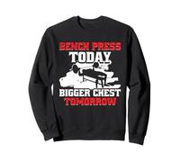 Allenamento Del Petto Bodybuilder Bench Press Today Felpa