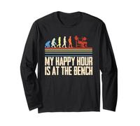 Allenamento del Petto Bodybuilder Happy Hour At The Bench Maglia a Manica