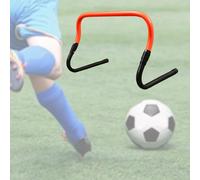 Allenamento di agilità e velocità con ostacoli per l'hockey su prato,