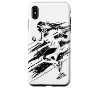 Allenamento di corsa per triathlon per donne runner Custodia per iPhone XS Max