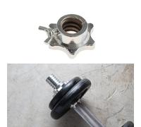 Allenamento di forza con dado per manubrio per allenamento con bilanciere