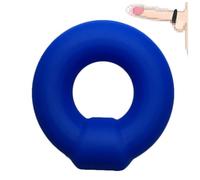 Allenamento in Silicone Bracciale da Allenamento Flessibilità àn`éllo Sportivo D`icḳ Rinḡ Enhancḙ çó-çkrîng Design Semplice per Uomo pÈn-È Ḉ-oḈk ríng Flessibile Resistente ZGY725.