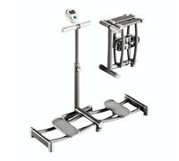 Allenamento per Gambe 2 in 1, Ski Machine Pieghevole,