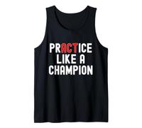 Allenati Come Un Campione Tee Sports Athletics Team Player Canotta