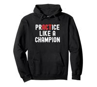 Allenati Come Un Campione Tee Sports Athletics Team Player Felpa con Cappuccio
