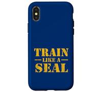 Allenati come un Fit Seal - Design ispirato al fitness di resistenza Custodia per iPhone X/XS