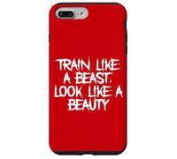 Allenati come una bestia, guarda come una palestra di bellezza Fitness Custodia per iPhone 7 Plus/8 Plus