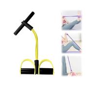 Allenatore addominale, Sit-Up Attrezzature per allenamento bodybuilding Expander per tutto il corpo per la casa, 4 tubi, corda elastica per trazione multifunzione, per fitness, dimagrante, allenamento
