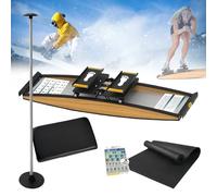 Allenatore da sci indoor, Macchine da sci for esercizi, simulatore di indoor con bastoncini e tappetini , attrezzatura for macchine , cross trainer 3D