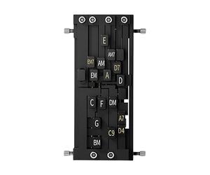 Allenatore della chitarra - Chitar Chord Holding Aid for Beginners - Portable Chord Learning Aid for Chitar Practice Alited Accessori Guitar Trainer Tools for Kids and Adults