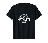 Allenatore di Atleti: Appassionati di Matematica Atletica ispiratrice Maglietta, Uomo, Nero, 6XL