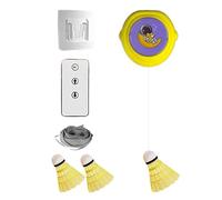 Allenatore Di Badminton Automatico - Set Di Base Elastica, Sistema Di Allenamento Solo, Dispositivo Di Ritorno Della Navetta, Attrezzature Da Gioco All'aperto | Allenatore Di Badminton Reglab