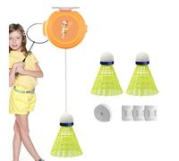 Allenatore di badminton, badminton, allenatore di rimbalzo singolo, per badminton, per allenamento singolo, con lacci elastici per bambini e lui