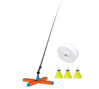 Allenatore Di Badminton - Set Per Esercitazioni Da Solista Con Rimbalzo | Per L'autoallenamento Retrattile In Altezza Regolabile In Fibra Di Vetro Per La Pratica Solista In Interni All'aperto