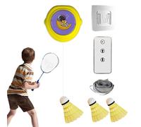 Allenatore Di Balneazione Automatico Di Rimbalzo Set Di Formatori Di Badminton Elastico | Dispositivo Di Formazione Elastico Il Gioco Da Solo | Badminton Addestratore Solista Regolabile Per Amici