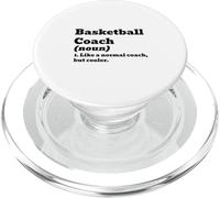 Allenatore di basket come normale ma più fresco PopSockets PopGrip per MagSafe