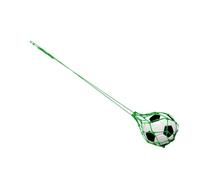 Allenatore di Calcio, Calcio di Calcio di Calcio Elastico Elastico in Nylon Pieghevole Allenamento da Calcio a Trazione da Calcio con Cinturino Regolabile per le Prove di Calcio (BLUE) (GREEN)