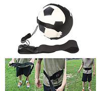 Allenatore di Calcio/pallavolo/rugby, Tiro di Calcio da Solo Allenamento Aiuto per L'allenamento Abilità di Controllo Cintura Regolabile per Bambini Adulti, Lunghezza Elastica 2-12 M, Palla Non Inclus
