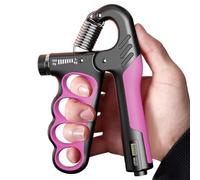 Allenatore di della maniglia - Trainatore regolabile di rinforzo maniglia | Groodbar Power Grip | Esercizio intelligente per le dita, attrezzature di allenamento per la casa, spostamenti, l'