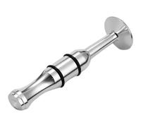Allenatore di forza della bocca per tromba, trombone, flauto, sassofono, corno in ottone placcato argento, 6,6 cm 65 mm, kit di allenamento portatile per embouchure, accessori per strumenti musicali