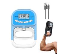 Allenatore Di Forza Di Presensione Da 180 Kg, Dinamometro Elettronico Ricaricabile, Dinamometro Regolabile Per La Forza, Tester Di Preensione Digitale Con Schermo LCD (blu)