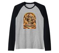 Allenatore di Gioco di Seduzione di Gengis Khan Maglia con Maniche Raglan
