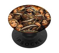 Allenatore di gioco di seduzione di Gengis Khan PopSockets PopGrip Adesivo