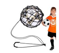 Allenatore di kick back per il calcio - per l'allenamento per la pratica individuale con cintura elastica e rete, allenatore per il ritorno della maestria delle abilità | Cintura in vita regolab