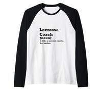 Allenatore di Lacrosse Come Normale ma più Fresco Maglia con Maniche Raglan