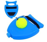 Allenatore di rimbalzo per esercizi di tennis, base ponderata resistente, buttafuori in portatile, attrezzatura professionale per migliorare il gioco dei piedi, set di esercizi per sport