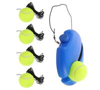 Allenatore di Rimbalzo per Tennis Singolo con Base Pesata Antiscivolo | Corda Elastica ad Elevata Elasticità, Set, Plastico, per Giardino e Spazi Esterni
