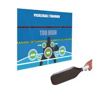 Allenatore di rimbalzo Pickleball - 60x60 cm tappetino per pratica da parete, poster per bevande, aiuto per l'allenamento | Booster di abilità per interni ed esterni per coordinazione occhio-mano