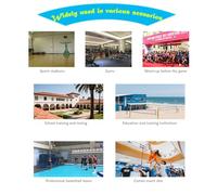 Allenatore di Salto Verticale Regolabile Strumento di Misurazione del Salto Verticale da 1,2 A 3,5 Metri for Allenamento Indoor E Outdoor, A Casa, A Scuola, in Palestra E nei Centri Sportivi