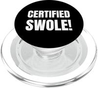 Allenatore di sollevamento pesi certificato Swole! e PT Weightlifter PopSockets PopGrip per MagSafe