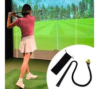 Allenatore di swing con corda da golf con palla per il controllo del ritmo,