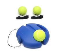 Allenatore di Tennis Rimbalzo Strumento per Set di 2 palline per allenamento da tennis con Palla Allenatore, Elastico per Principianti, Bambini e Adulti Allenamento