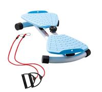 Allenatore di torsione addominale: piattaforma di esercizio antiscivolo, silenziosa e di lunga durata con elastici | Attrezzatura compatta di allenamento per l'equilibrio di l