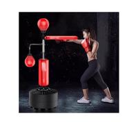 Allenatore Di Velocità Da Boxe Indipendente, Altezza Regolabile, Attrezzatura Da Boxe Con 2 Palle Per La Velocità Dei Riflessi, Per Palestra In Casa, Ufficio