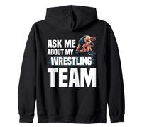 Allenatore di Wrestling Felpa con Cappuccio