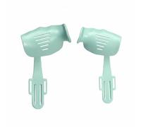 Allenatore Dita Bambini Ausilio Guzheng Guida Mano Supporto Antiscivolo Cinghia Regolabile Plastica per Metodo Pulito Polso Comodo Adatto a, Verde Salice, size to 16