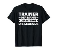 Allenatore Il Mito La Leggenda Trainer Allenatore di Calcio Maglietta