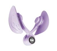 Allenatore pelvico per gambe dopo il parto, allenatore per gambe per l'interno coscia, antiscivolo per pavimenti pelvici | Allenatore per pavimento pelvico contabile con batteria a bottone integrata,