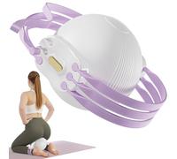 Allenatore per cosce 10-120 lb, gonfiabile e regolabile per pavimento pelvico, portatile, donna e uomo, riabilitazione post-parto - Viola