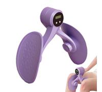 Allenatore per cosce, per donne | Allenatore per muscoli delle gambe - Attrezzo per l'allenamento della forza regolabile per gambe e interno coscia con contatore, attrezzo per allenamento a casa