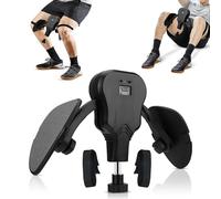 Allenatore per coscia, pavimento pelvico, resistenza regolabile, 20 KG-60 kg, con funzione di conteggio, fascia elastica, cinghie per gambe fisse, allenamento multifunzionale per donne e uomini