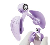 Allenatore per gambe pelviche dopo il parto, allenamento gambe per la coscia interna | attrezzo antiscivolo per allenare i fianchi | Allenatore per cosce da uomo contabile con batteria a bottone