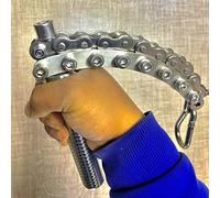 allenatore per i polsi, Bastone da polso rotante con catena di trasmissione, maniglia for allenamento braccio ferro, impugnatura cinturino multispinner for in palestra