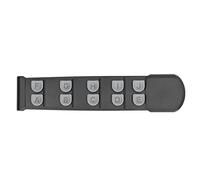 Allenatore per le dita della chitarra, strumento di esercizio per la scala di correzione della mano a 10 tasti, rafforzatore portatile in ABS per le dita, ideale per la pratica di