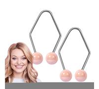 Allenatore per muscoli facciali, Esercizi per il sorriso antiruggine in acciaio inossidabile facili da pulire, Strumento di bellezza per il sollevamento delle guance per lavorare, dormire, leggere, sc