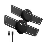 Allenatore per muscoli pettorali, portatile e semplice da usare, 2 pezzi, allenatore per pettorali, stimolatore muscolare, con 6 modalità personalizzate, uso totale del corpo, per uomini e donne